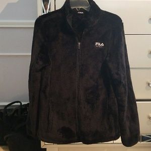 Fila sherpa zip up jacket